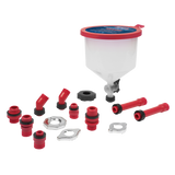 Sealey Automotive Coolant Filling Set Non-Spill 15pc