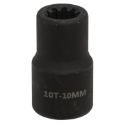 Sealey Brake Caliper Socket 1/2"Sq Drive 10mm 10-Point