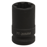 Sealey Brake Caliper Socket 1/2"Sq Drive 20mm 7-Point