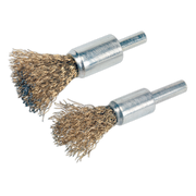 Sealey Decarbonising Brush Set 2pc