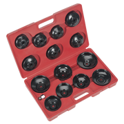 Sealey Oil Filter Cap Wrench Set 15pc