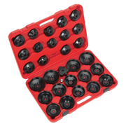 Sealey Oil Filter Cap Wrench Set 30pc