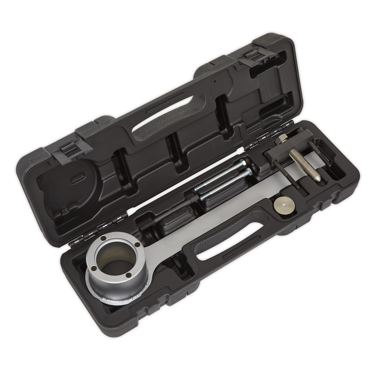 Sealey Petrol Engine Crankshaft Pulley Removal/Installation Kit - for Jaguar, Land Rover V8 - Chain Drive