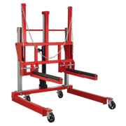 Sealey Wheel Removal Trolley 500kg Adjustable Width