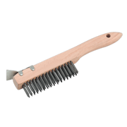 Sealey Wire Brush with Steel Fill & Scraper 260mm