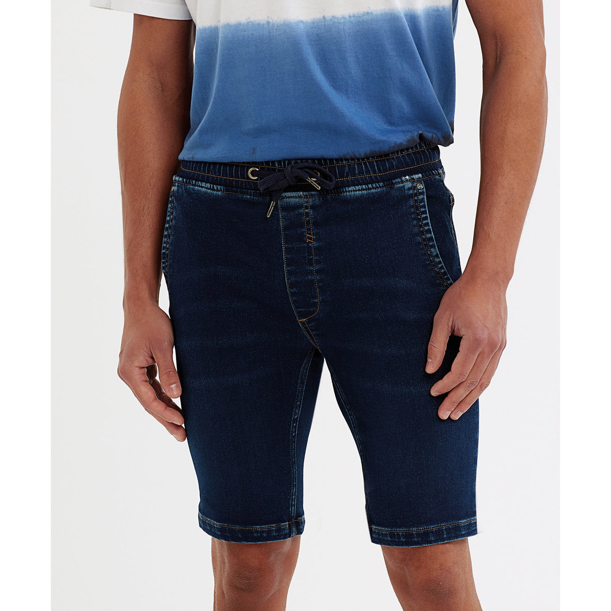 Wombat Men's Denim Drawstring Shorts