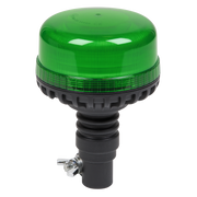 Sealey Warning Beacon SMD LED 12/24V Flexible Spigot Fixing - Green