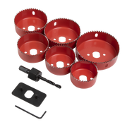 Sealey Downlight Hole Saw Kit 9pc