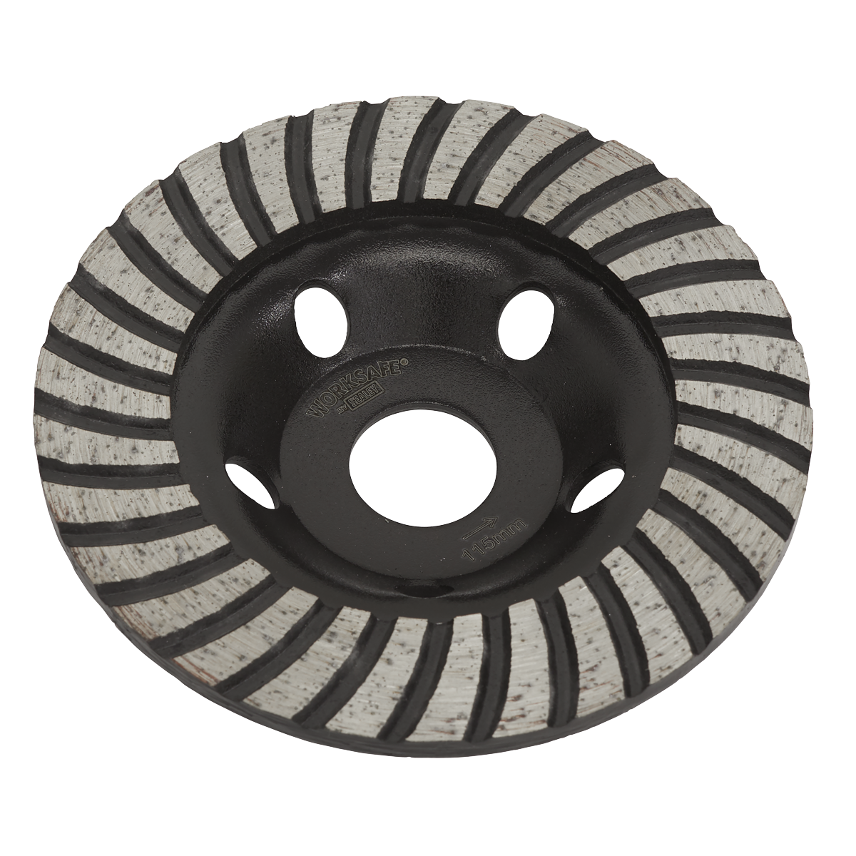 Sealey Concrete Grinding Head Turbo Row Ø115mm