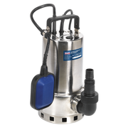 Sealey Submersible Stainless Water Pump Automatic Dirty Water 225L/min 230V WPS225A