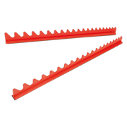 Sealey Sharks Teeth Spanner Rack Magnetic 2pc