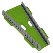 Sealey Reversible Spanner Rack 16pc Hi-Vis Green