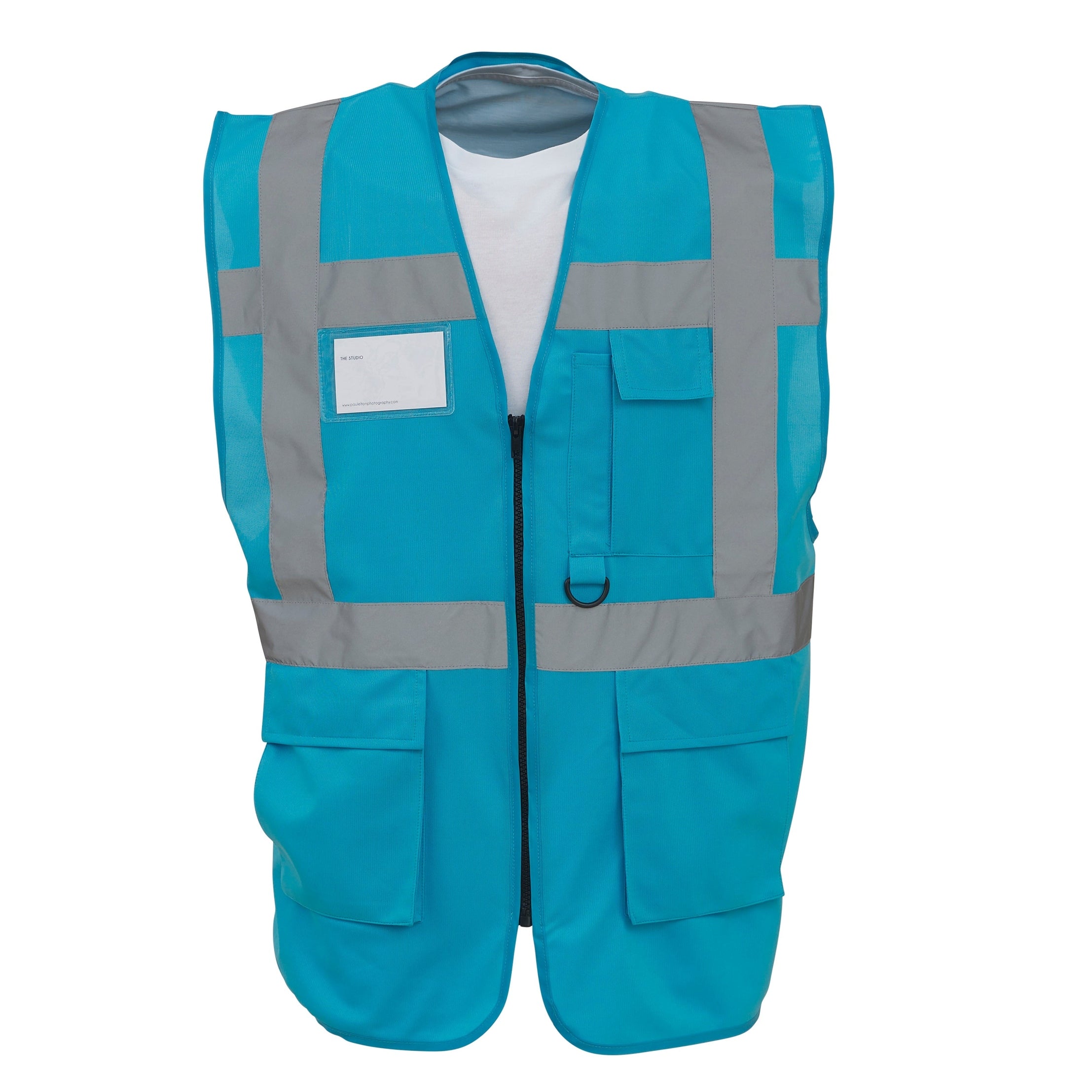 Yoko Multifunctional Executive Hi-Vis Waistcoat - Sapphire