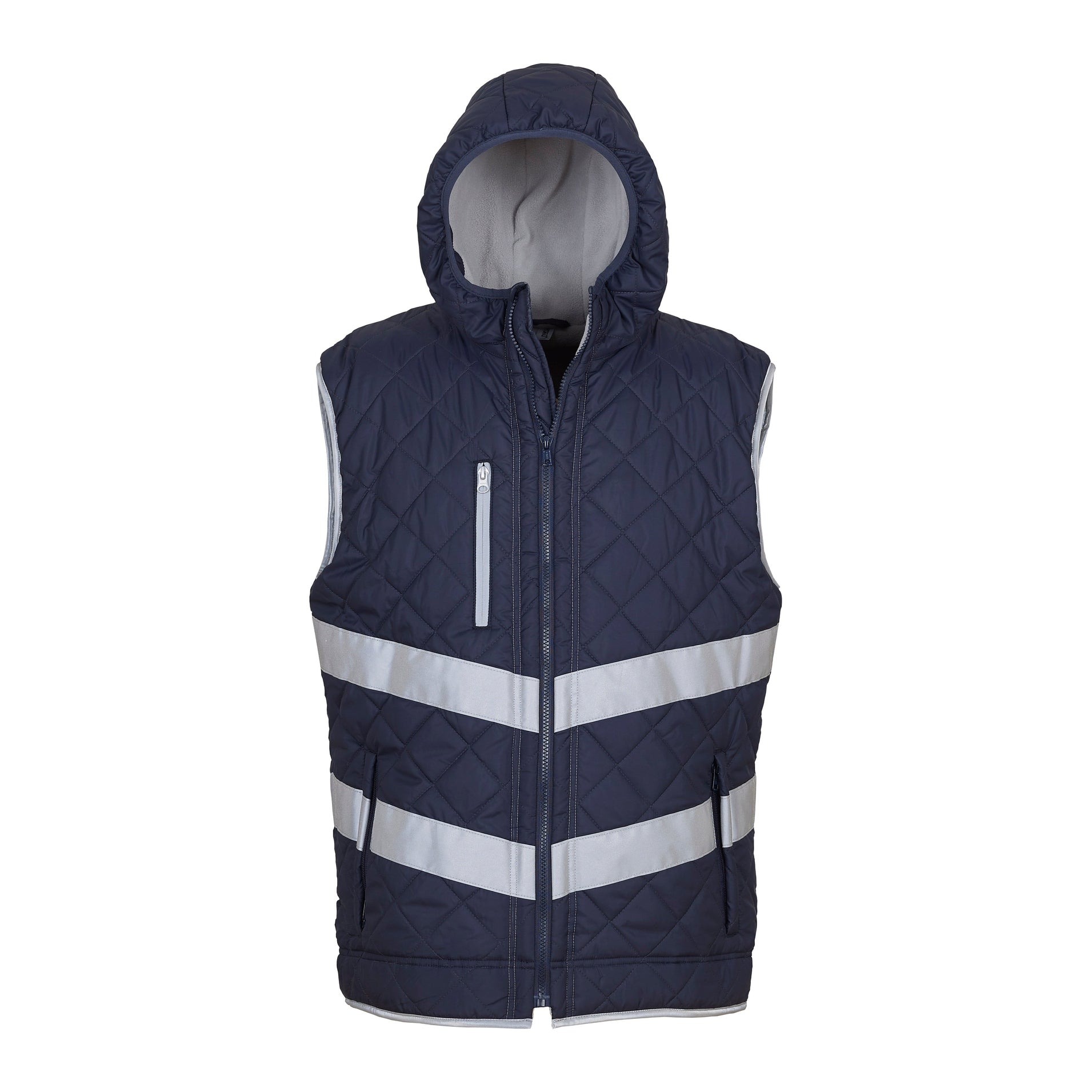 Yoko Hi-Vis Kensington Hooded Gilet