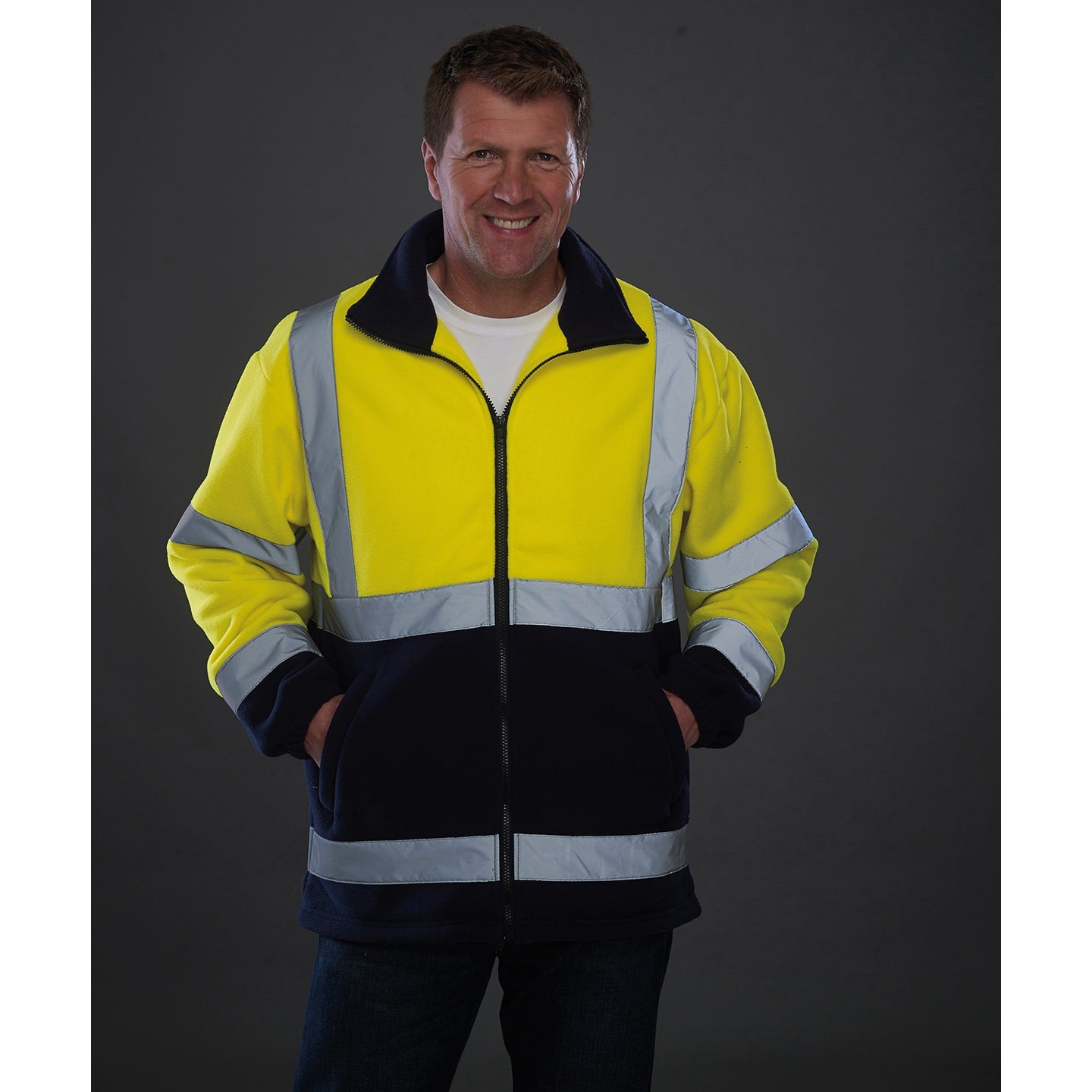 Yoko Hi-Vis Heavyweight Fleece Jacket