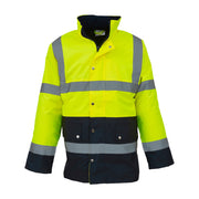 Yoko Hi-Vis Two-Tone Motorway Jacket