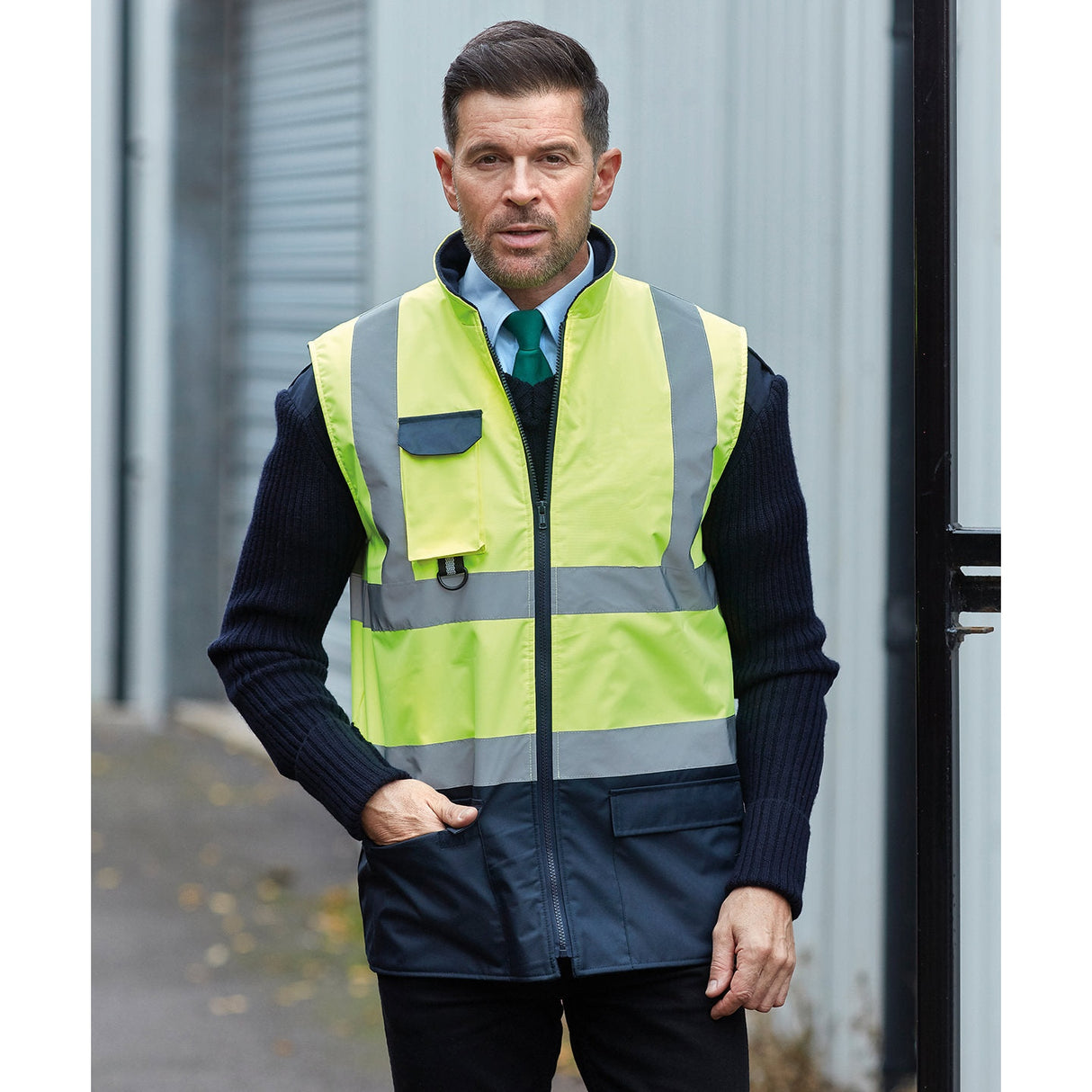 Yoko Hi-Vis Padded Bodywarmer