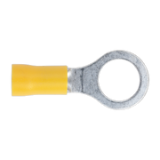 Sealey Easy-Entry Ring Terminal Ø10.5mm (3/8") Yellow Pack of 100