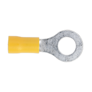 Sealey Easy-Entry Ring Terminal Ø8.4mm (5/16") Yellow Pack of 100