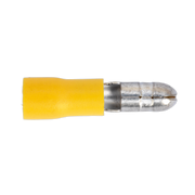 Sealey Bullet Terminal Ø5mm Yellow Pack of 100