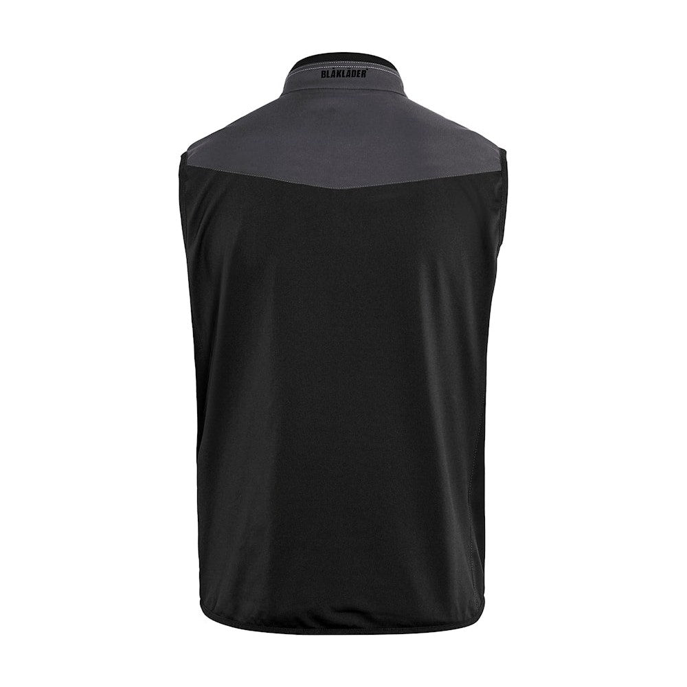 Blaklader Softshell Vest 3850 #colour_mid-grey-black