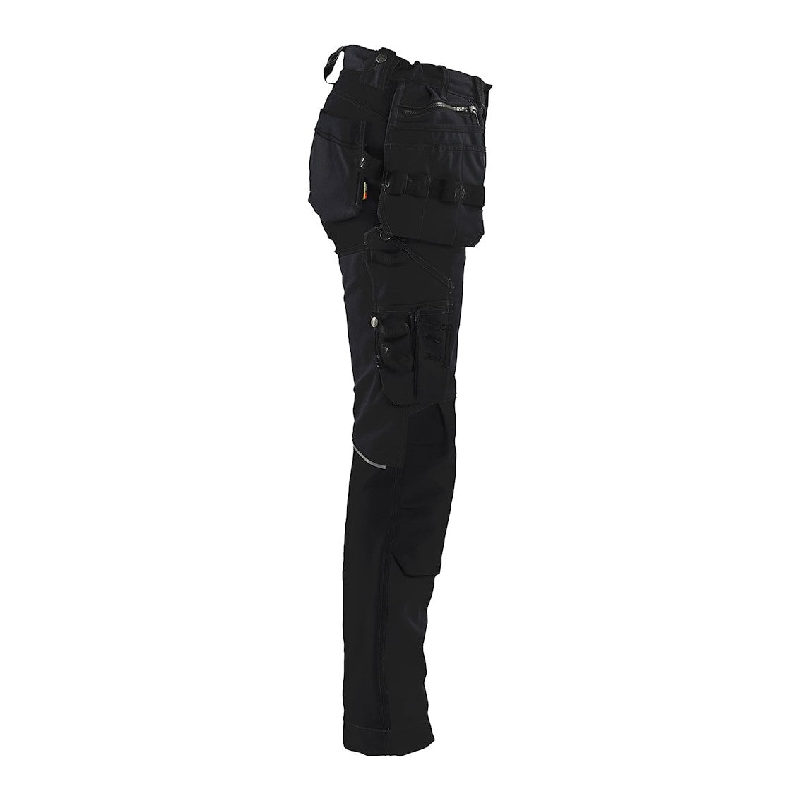 Blaklader Women's Craftsman Trousers with Stretch 7130 #colour_black-black