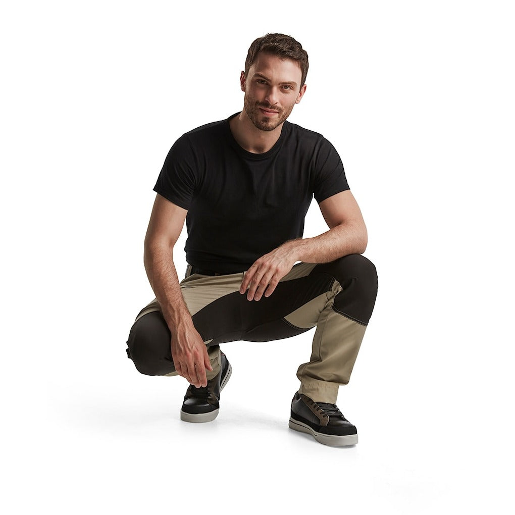 Blaklader Service Trousers with Stretch 14591845 #colour_stone-black