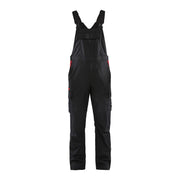 Blaklader Industry Bib Overall Stretch 2644 - Black/Red