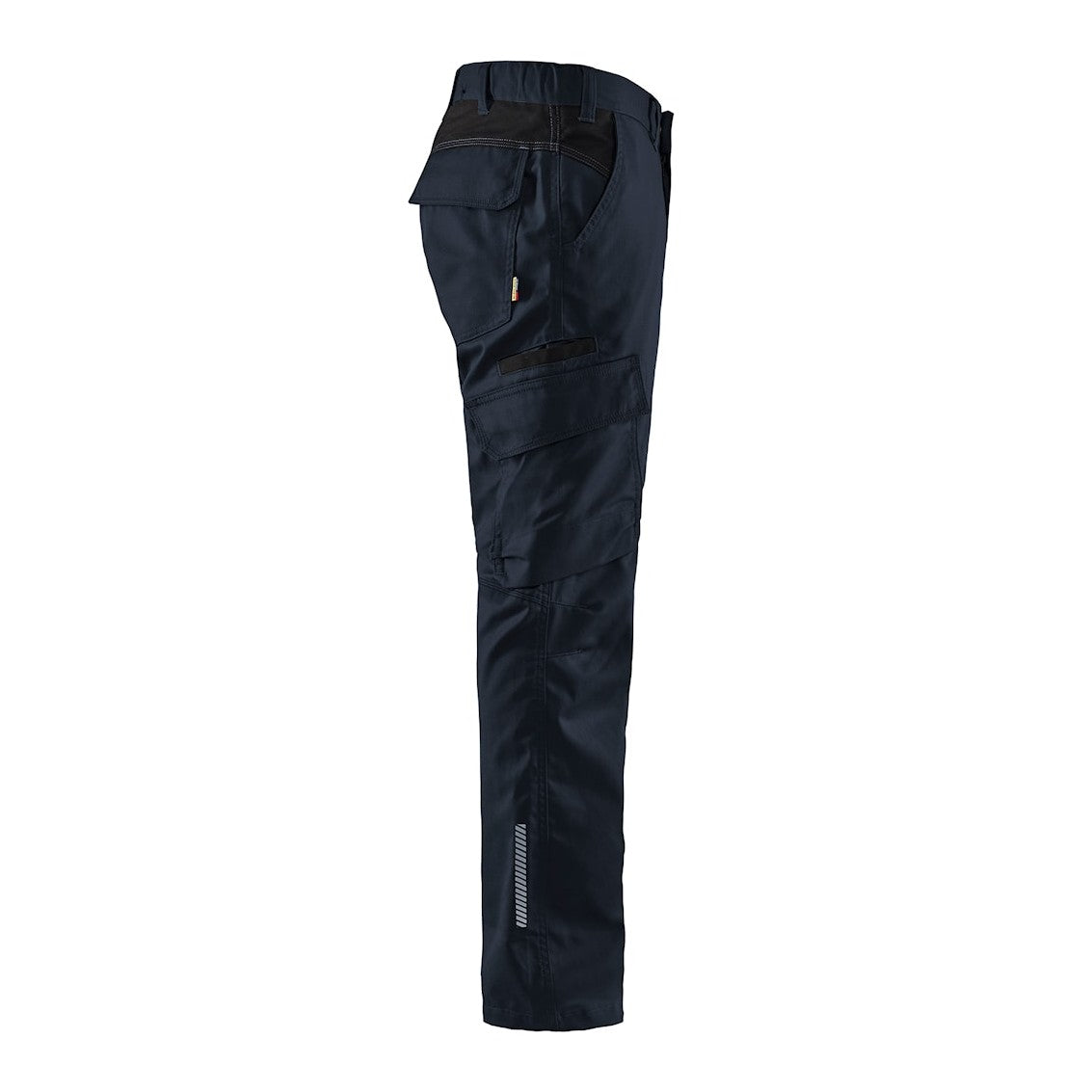 Blaklader Industry Trousers Stretch 1444 - Dark navy/Black #colour_dark-navy-black