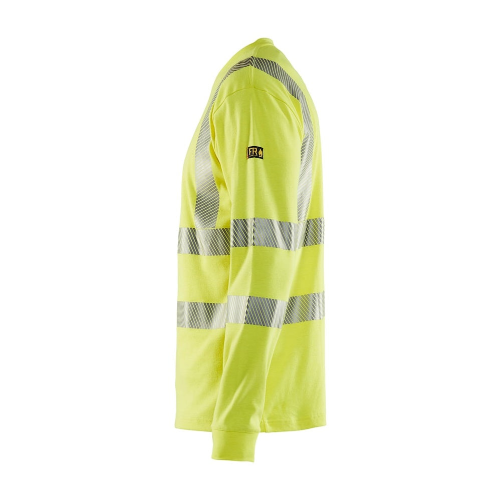 Blaklader Multinorm Long Sleeved T-Shirt 3481 #colour_hi-vis-yellow
