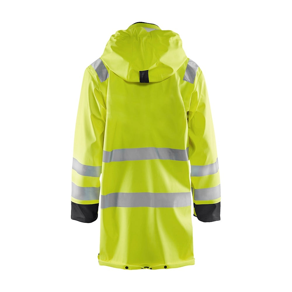 Blaklader Rain Coat Hi-Vis Level 3 4326 #colour_hi-vis-yellow-black