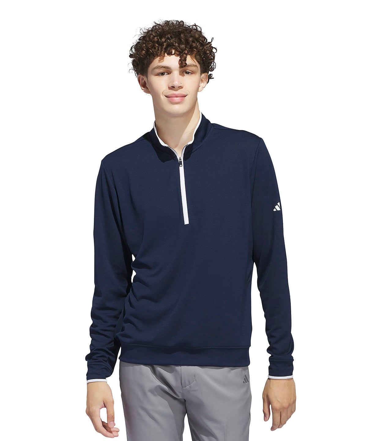 adidas® AD052 Upf Lightweight Quarter-Zip Pullover
