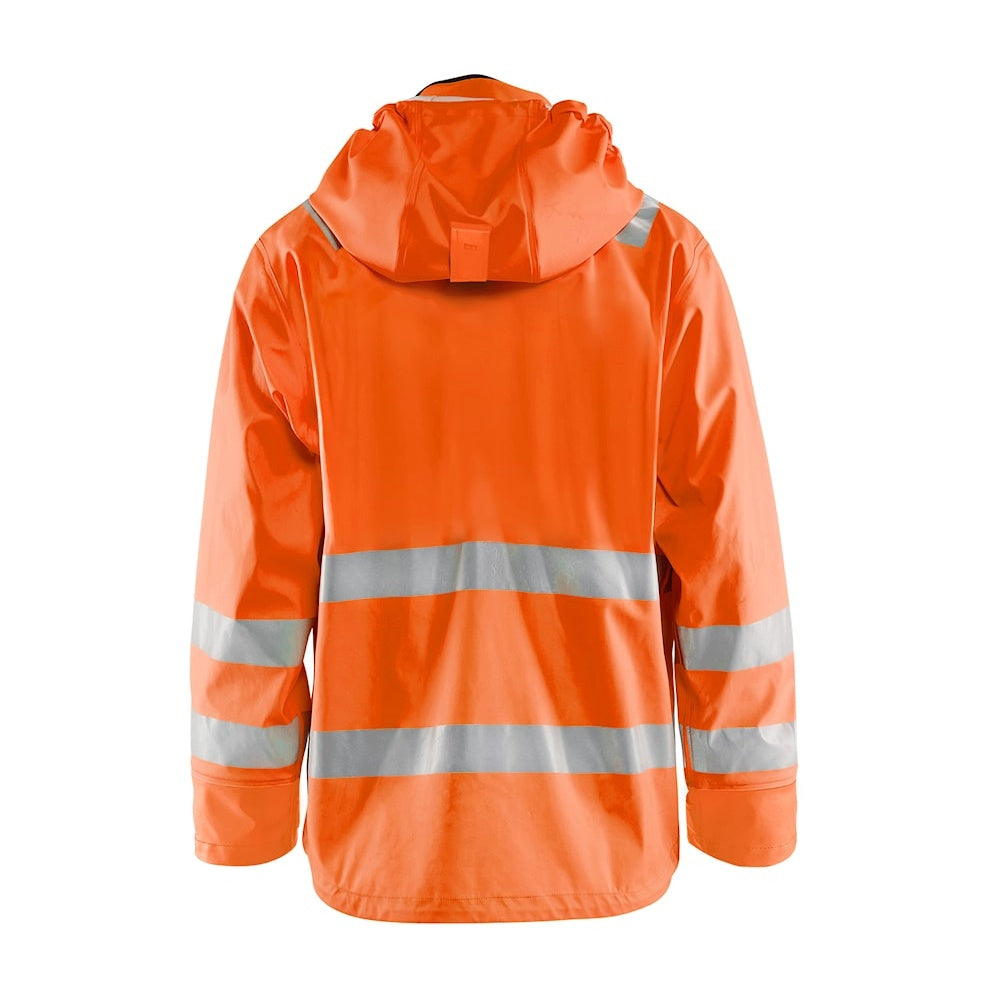 Blaklader Rain Jacket Hi-Vis Level 3 4327 #colour_orange
