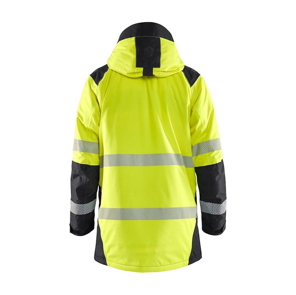 Blaklader Winter Parka Hi-Vis 4457 #colour_hi-vis-yellow-black
