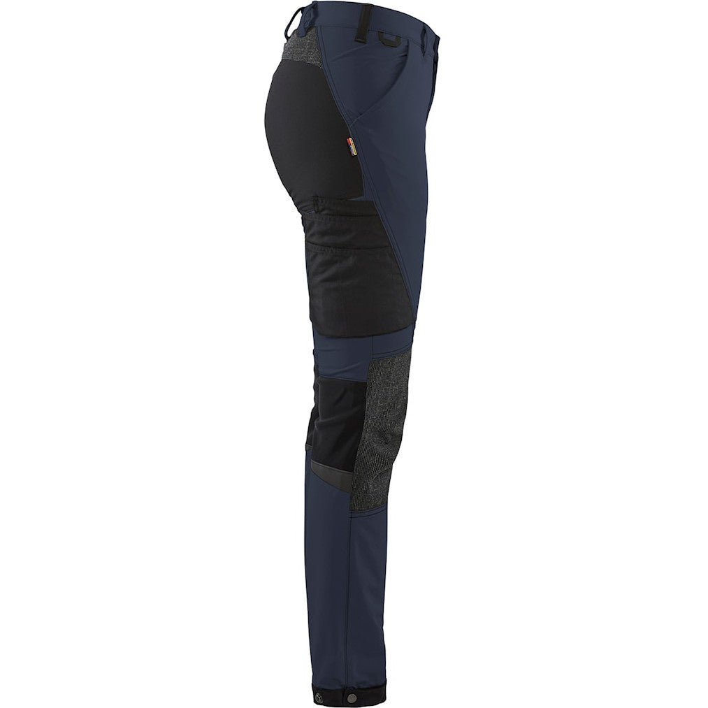 Blaklader Ladies 4-Way Stretch Service Trousers 7122 #colour_dark-navy-black