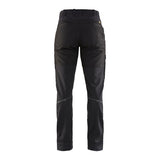 Blaklader Women's Service Trousers with Stretch 7166 #colour_black-dark-grey