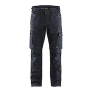 Blaklader Service Trousers Denim Stretch 1439 #colour_navy-blue