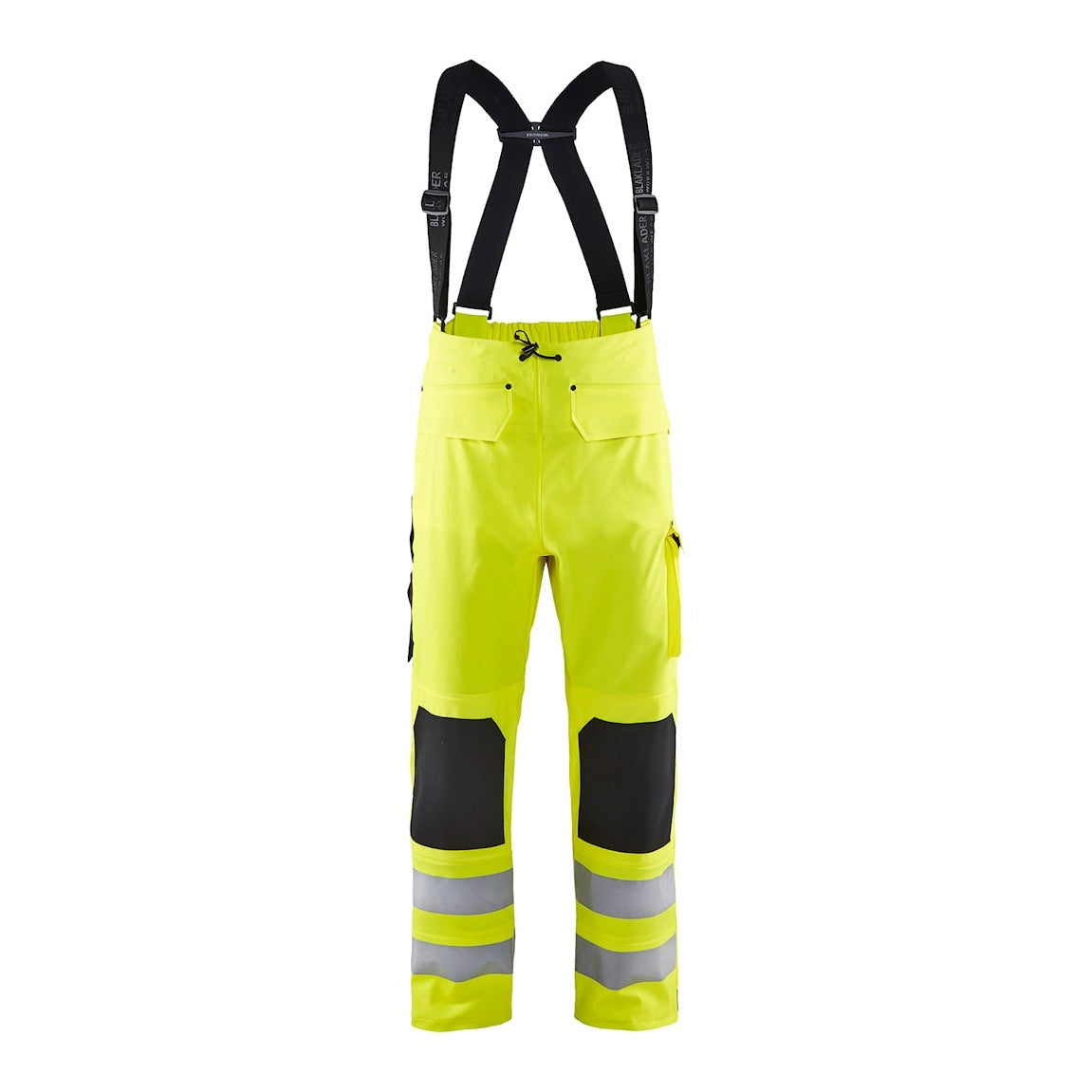 Blaklader Rain Trousers Hi-Vis Level 3 1306 #colour_hi-vis-yellow