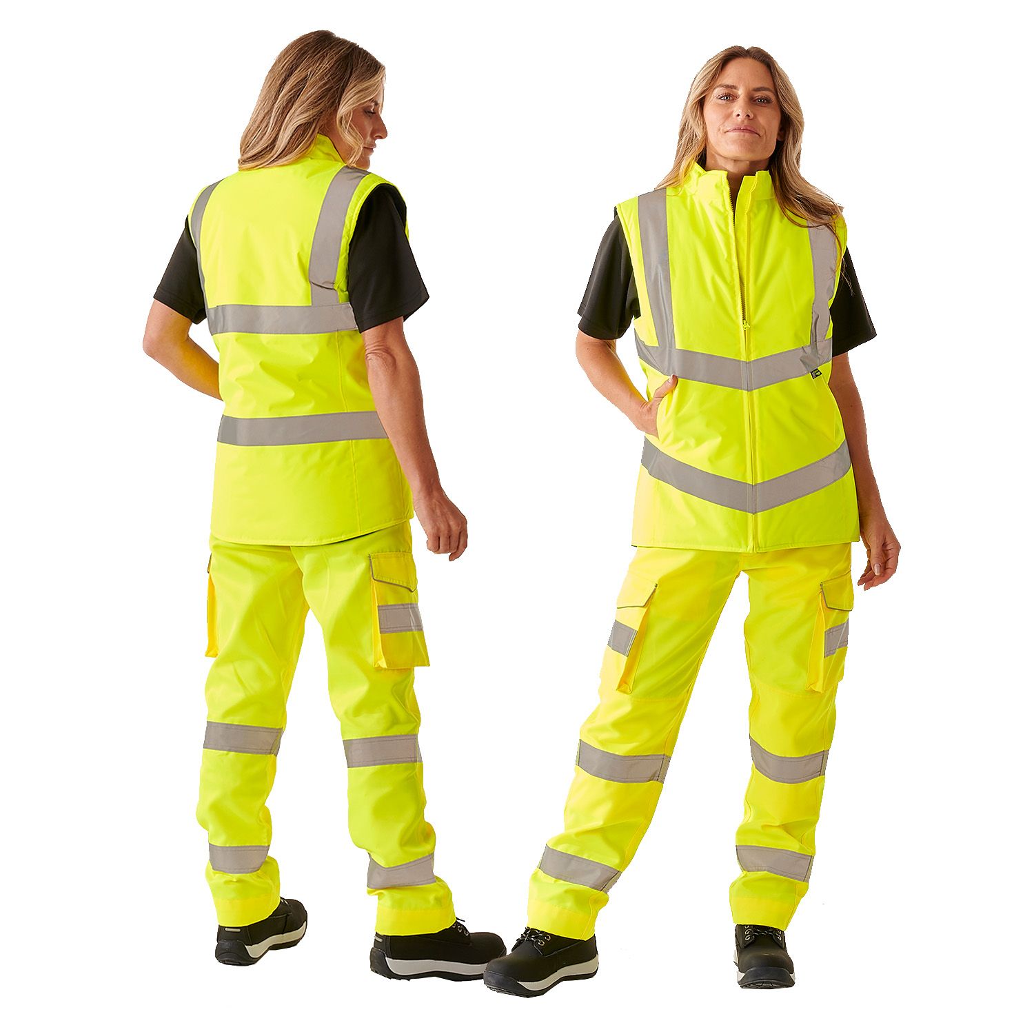 Supertouch Ladies Hi Vis Yellow Anjali Body Warmer