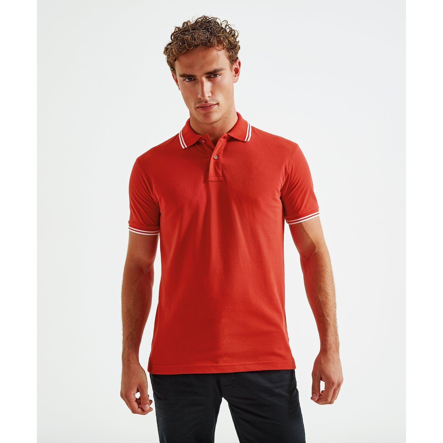 Asquith & Fox Men's Classic Fit Tipped Polo