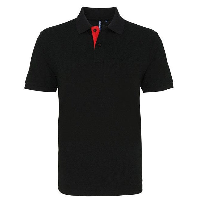 Asquith & Fox Men's Classic Fit Contrast Polo