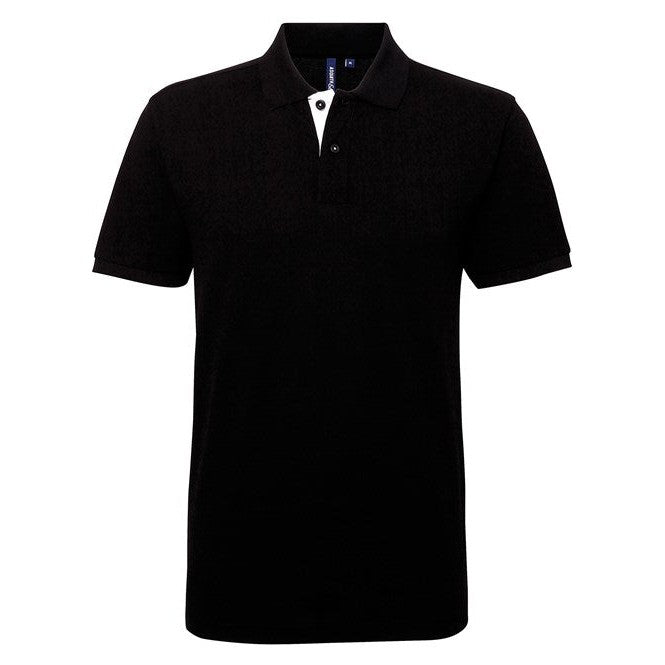 Asquith & Fox Men's Classic Fit Contrast Polo