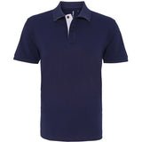 Asquith & Fox Men's Classic Fit Contrast Polo