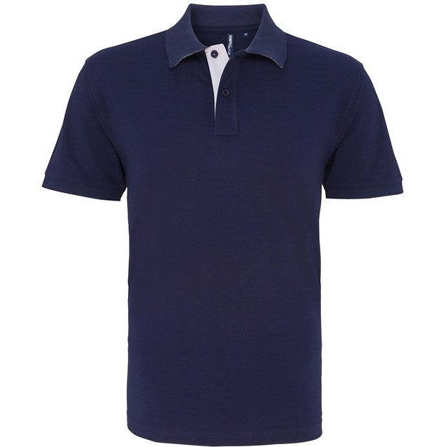 Asquith & Fox Men's Classic Fit Contrast Polo
