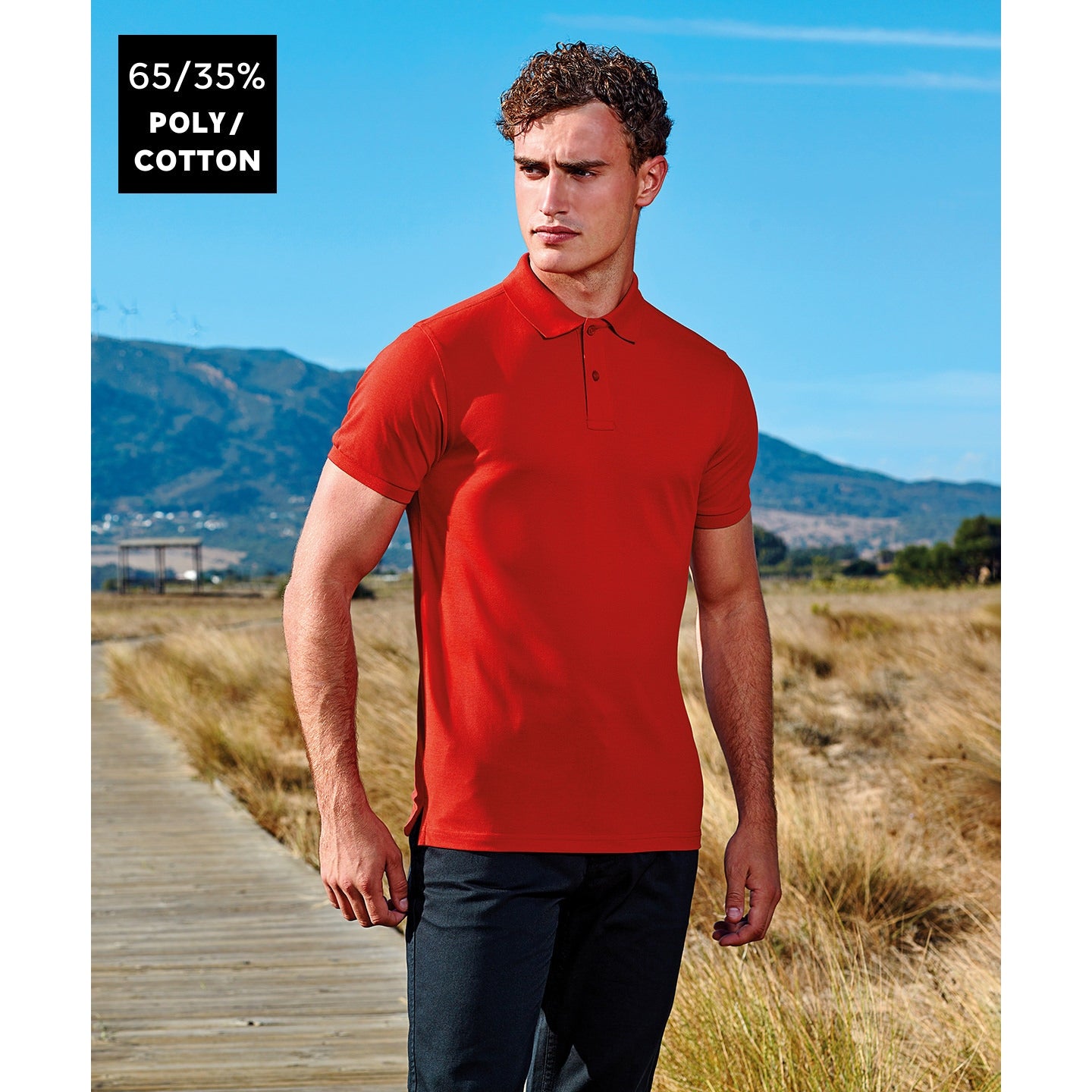Asquith & Fox Men's Polycotton Blend Polo