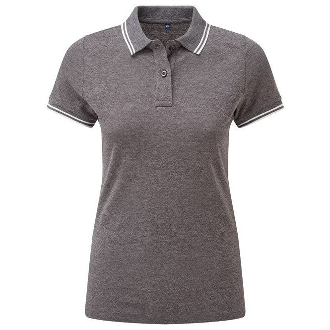 Asquith & Fox Women's Classic Fit Tipped Polo