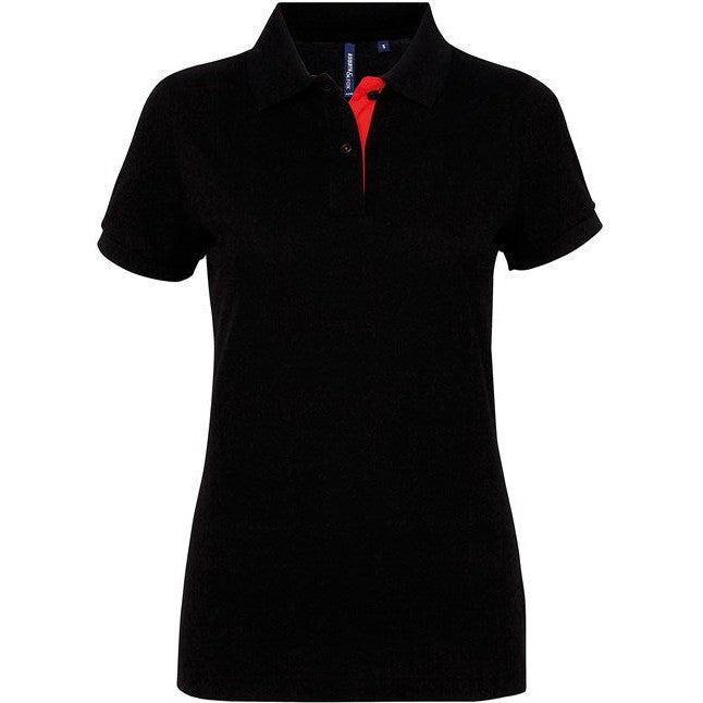 Asquith & Fox Women's Contrast Polo