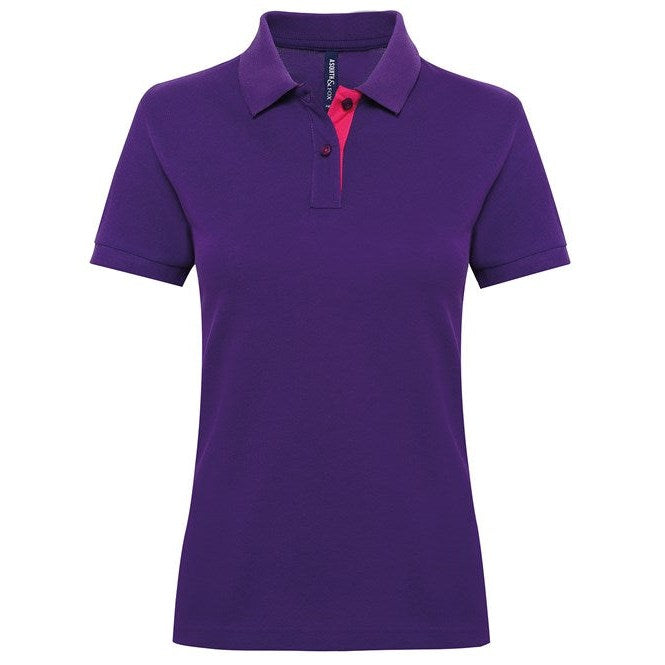 Asquith & Fox Women's Contrast Polo
