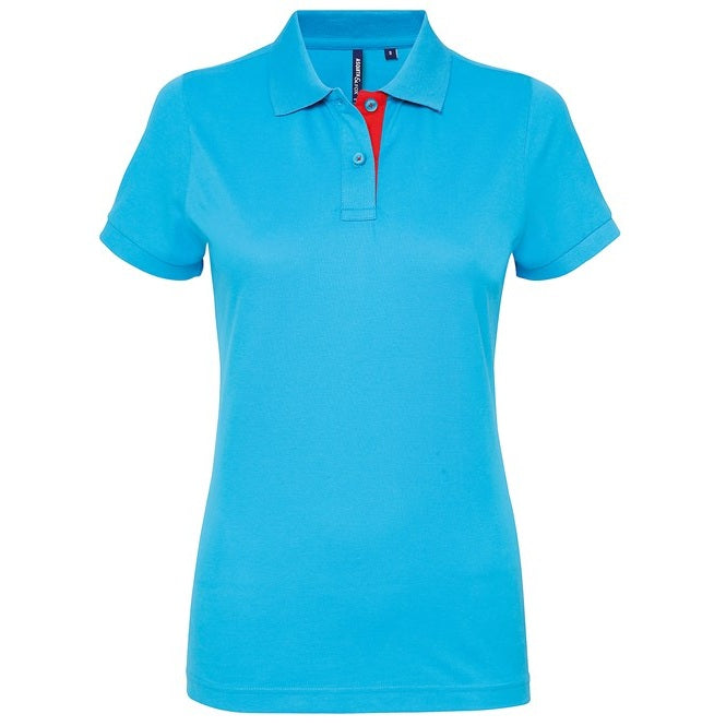 Asquith & Fox Women's Contrast Polo