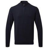 Asquith & Fox Men's Cotton Blend ¼ Zip Sweater